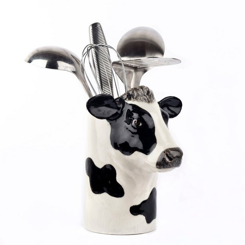 Pot à ustensiles vache