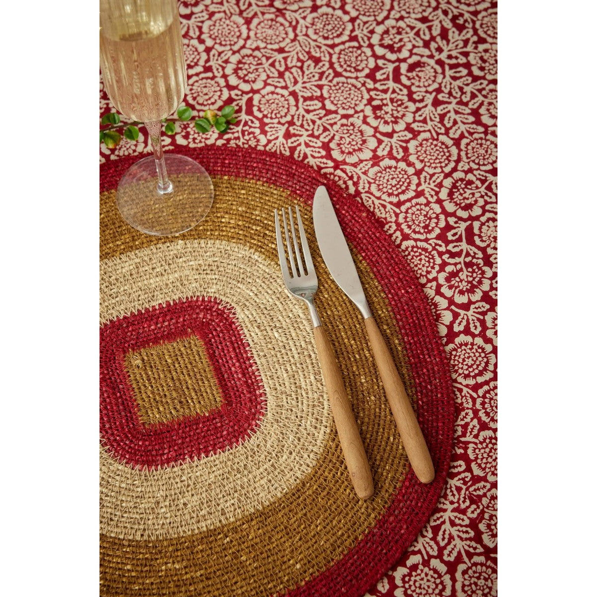 Set de table grenat