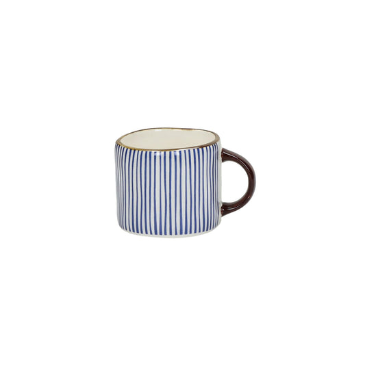 Mini tasse rayure bleu