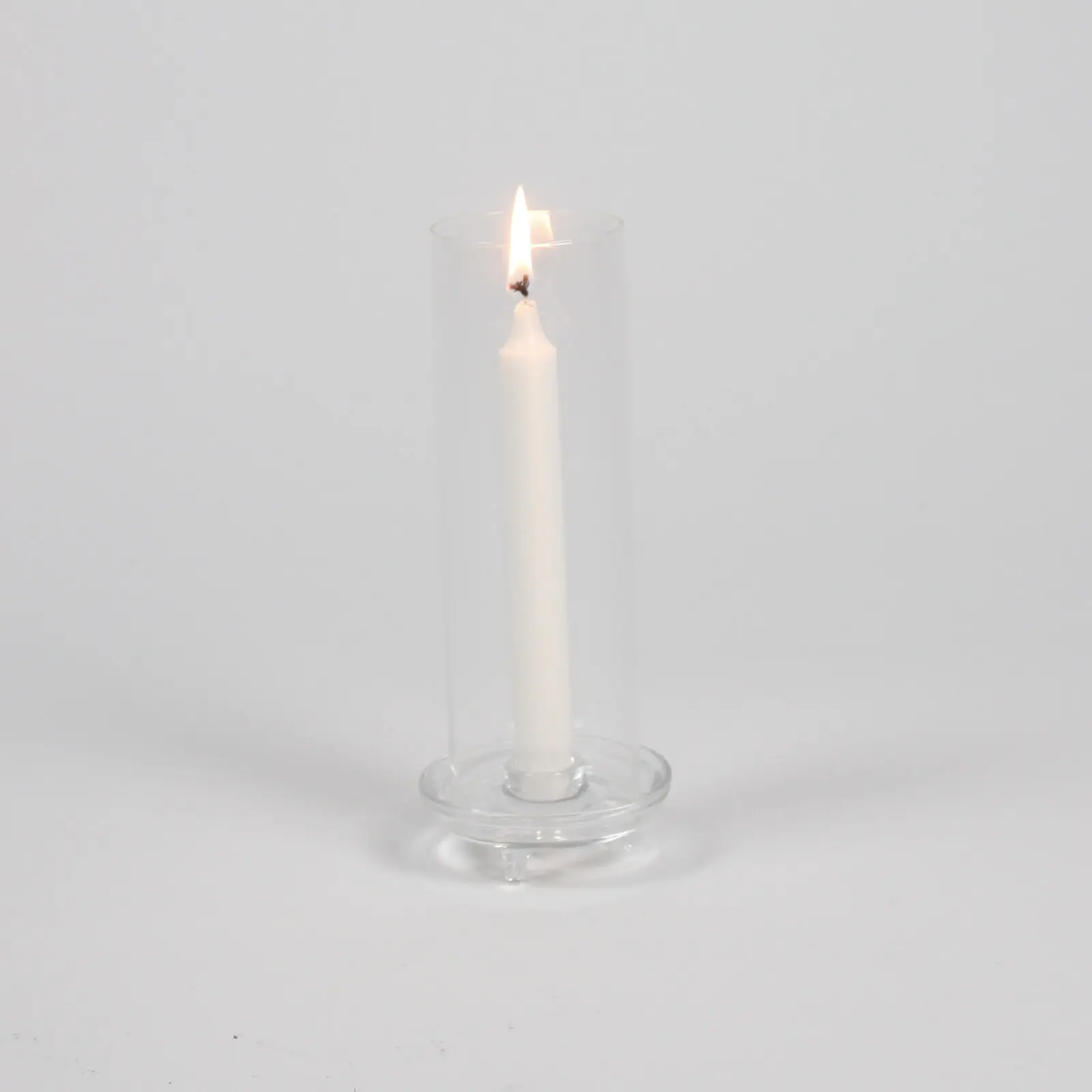 Bougeoir cylindre en verre