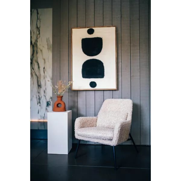 Fauteuil fausse fourrure