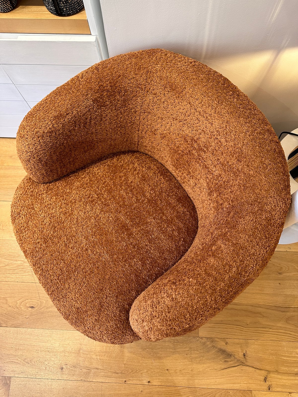 Fauteuil rouille
