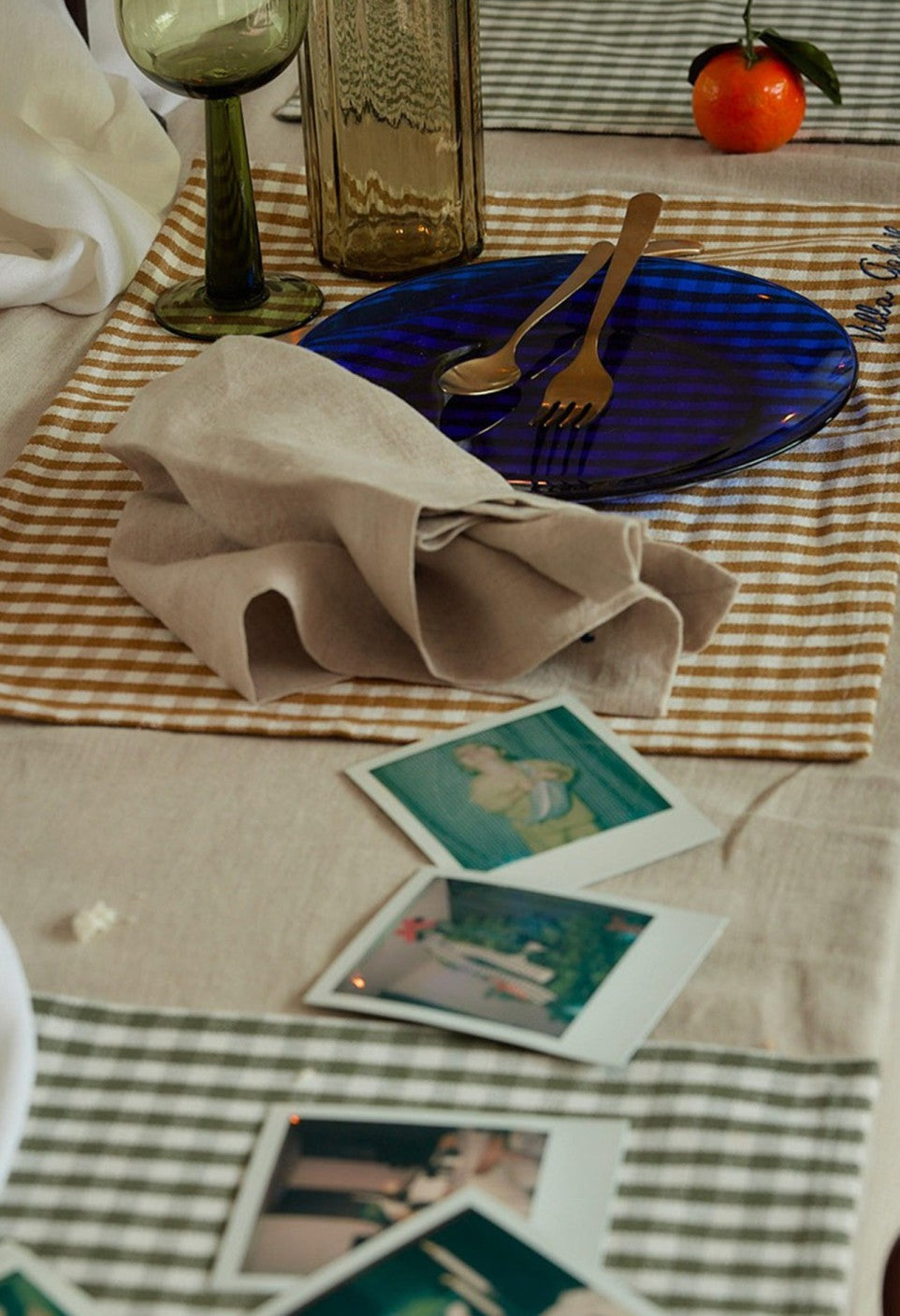 Set de Table vichy curry