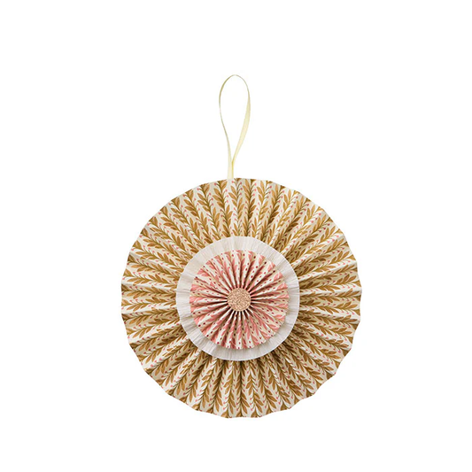 Rosette beige rose L