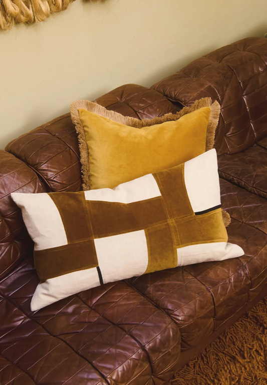 Coussin patchwork