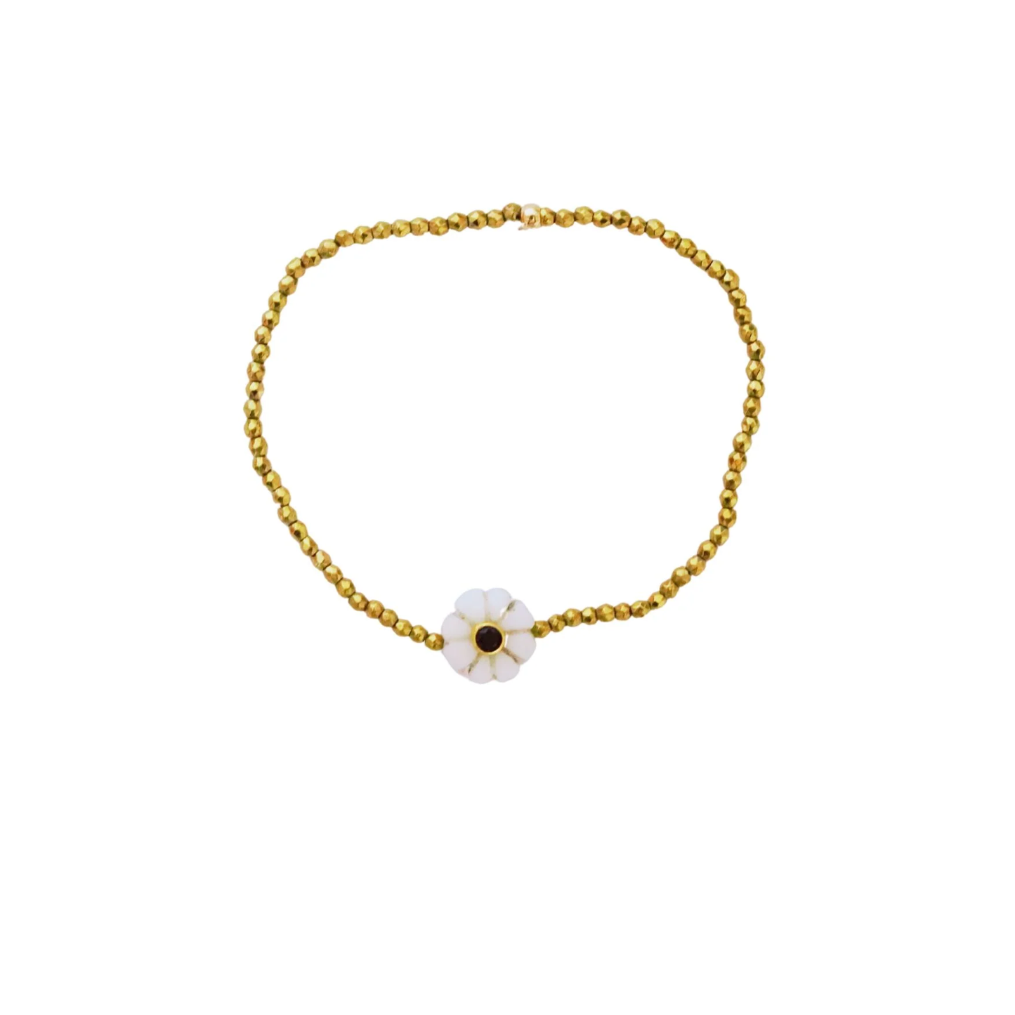 Bracelet fleur nacre