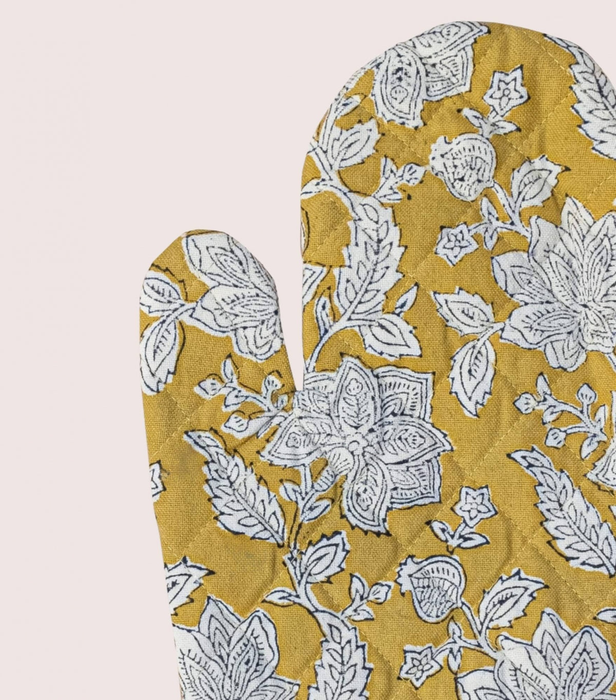 Gant de cuisine à fleurs 3