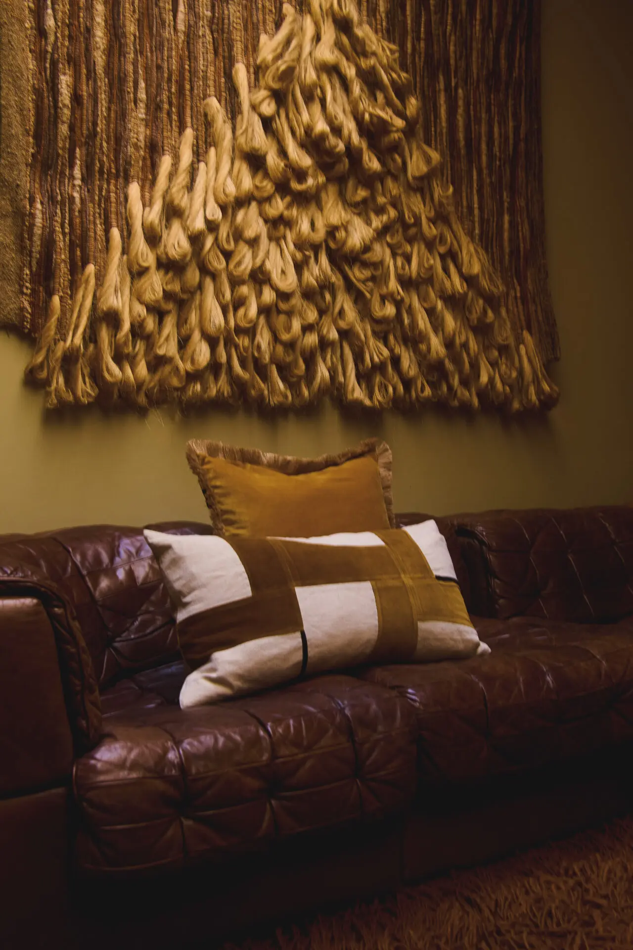 Coussin patchwork