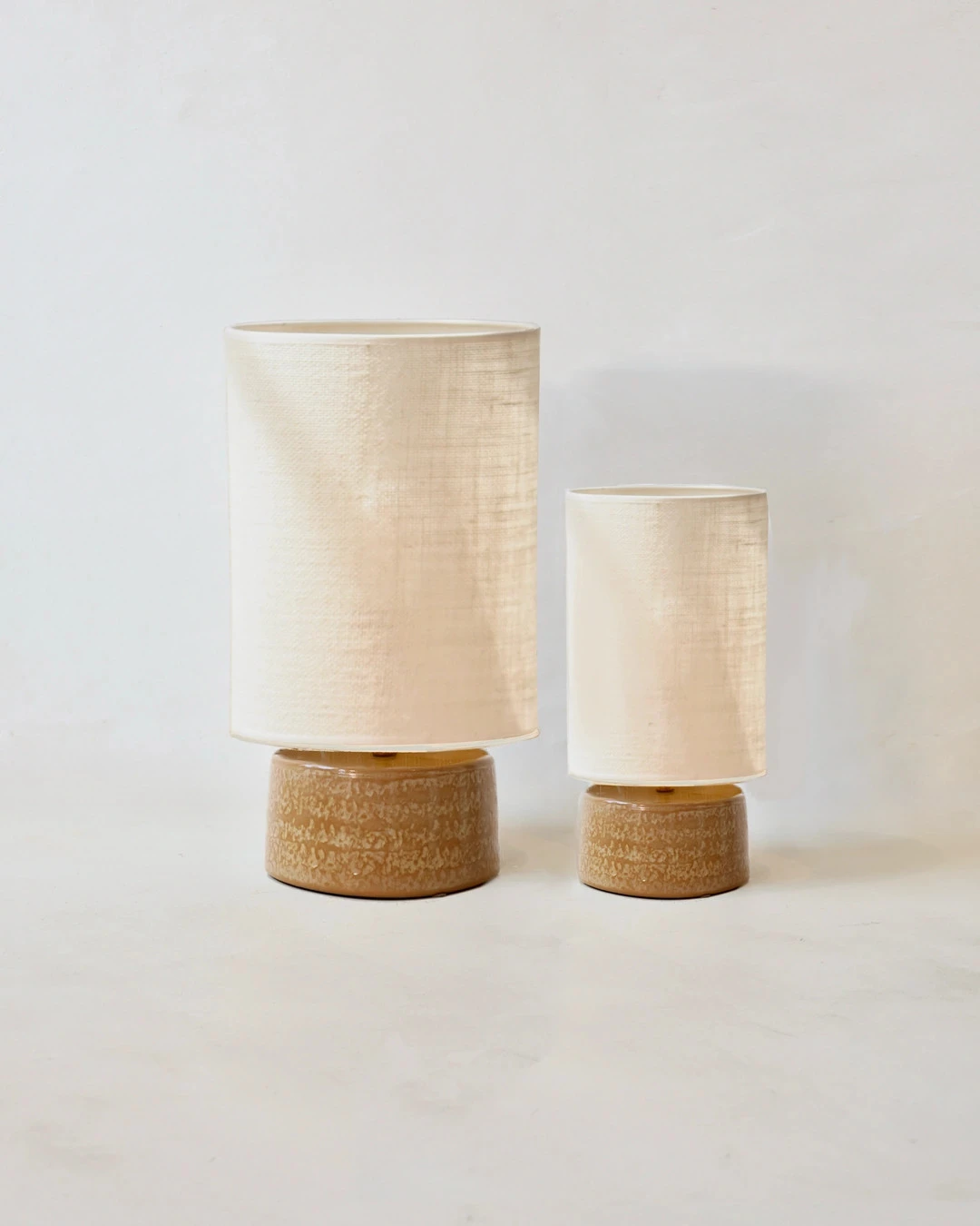 Lampe cylindre ambre