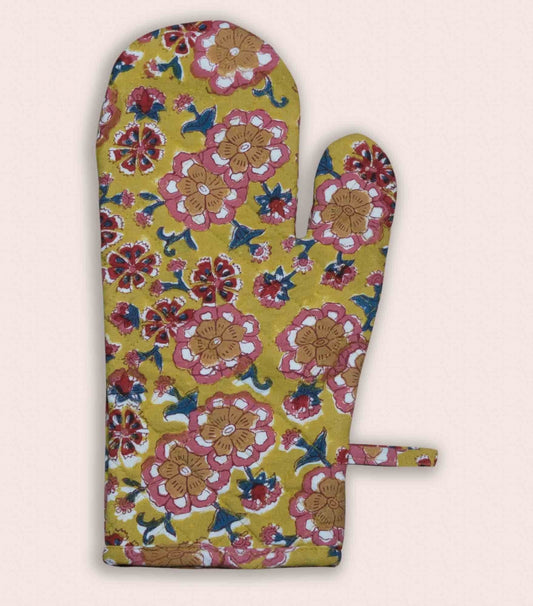 Gant de cuisine à fleurs 8