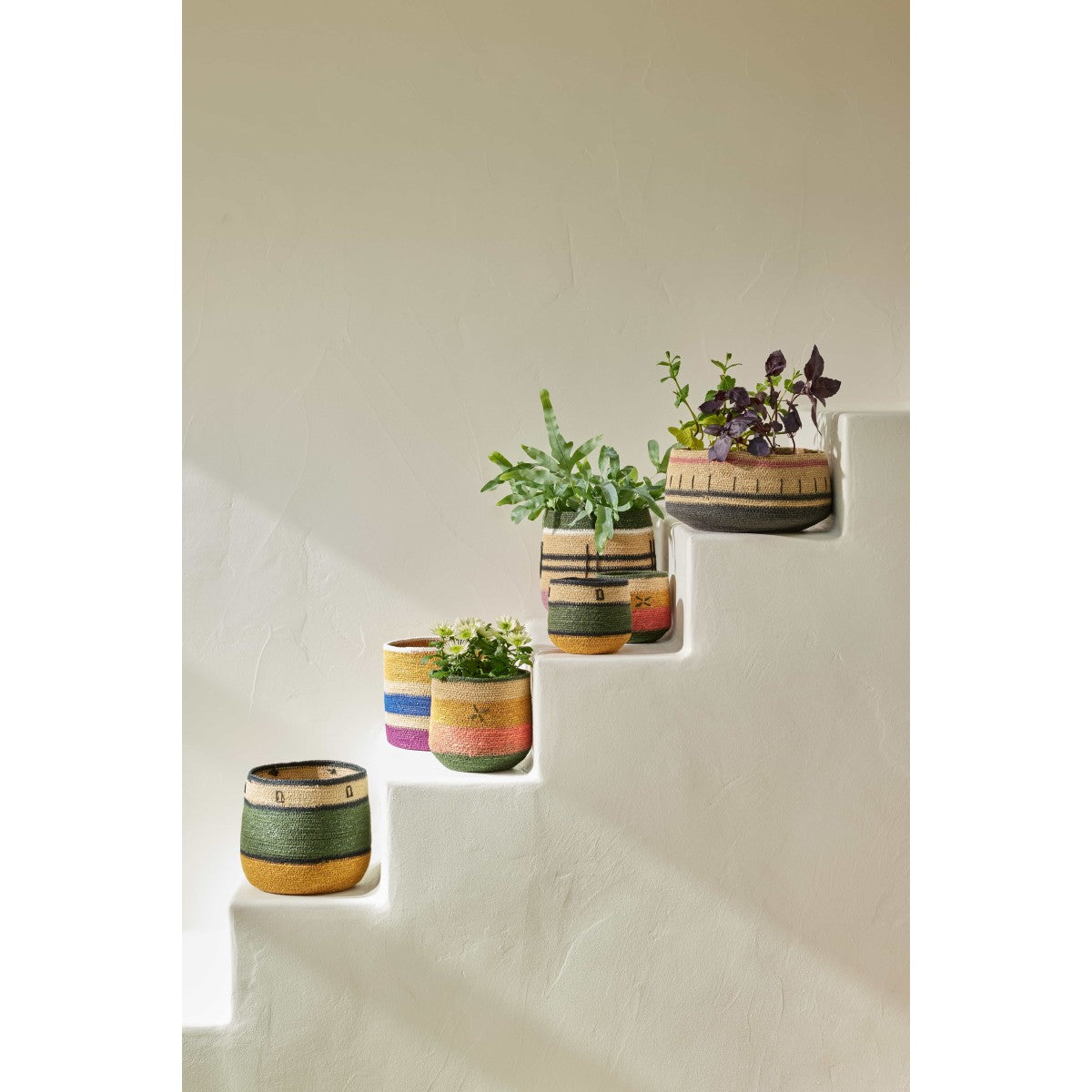 Panier / cache pot L corail