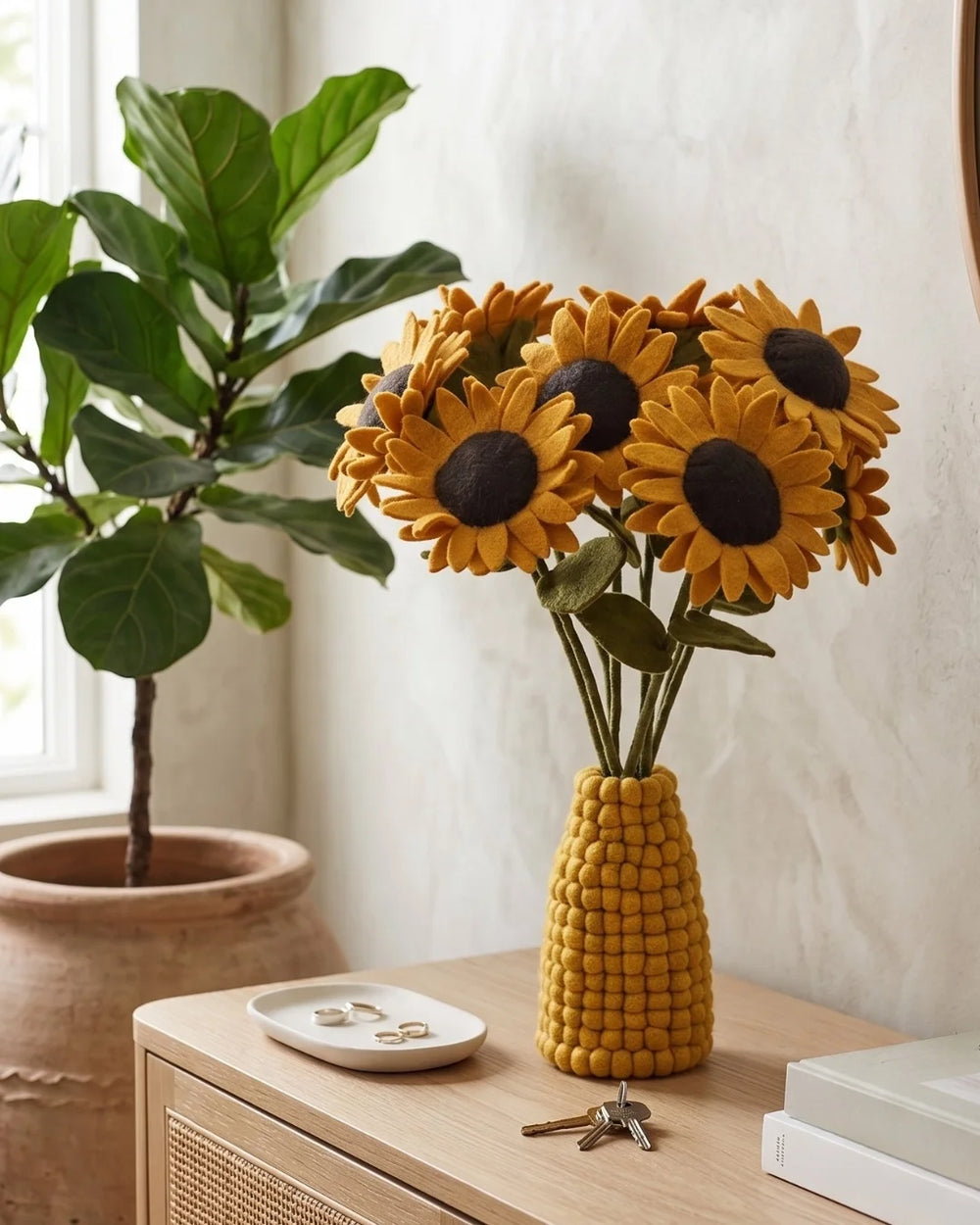 Tournesol en laine