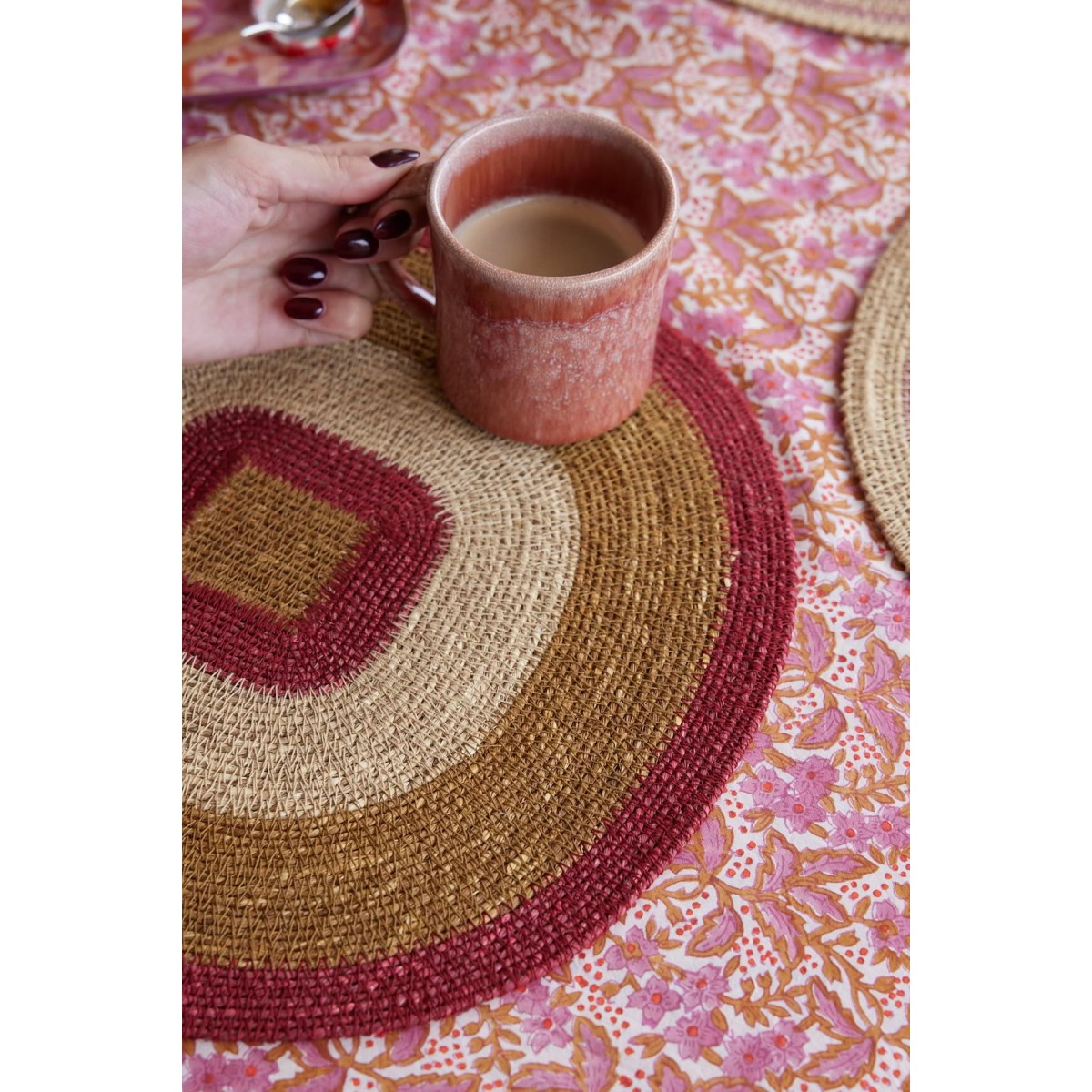 Set de table grenat