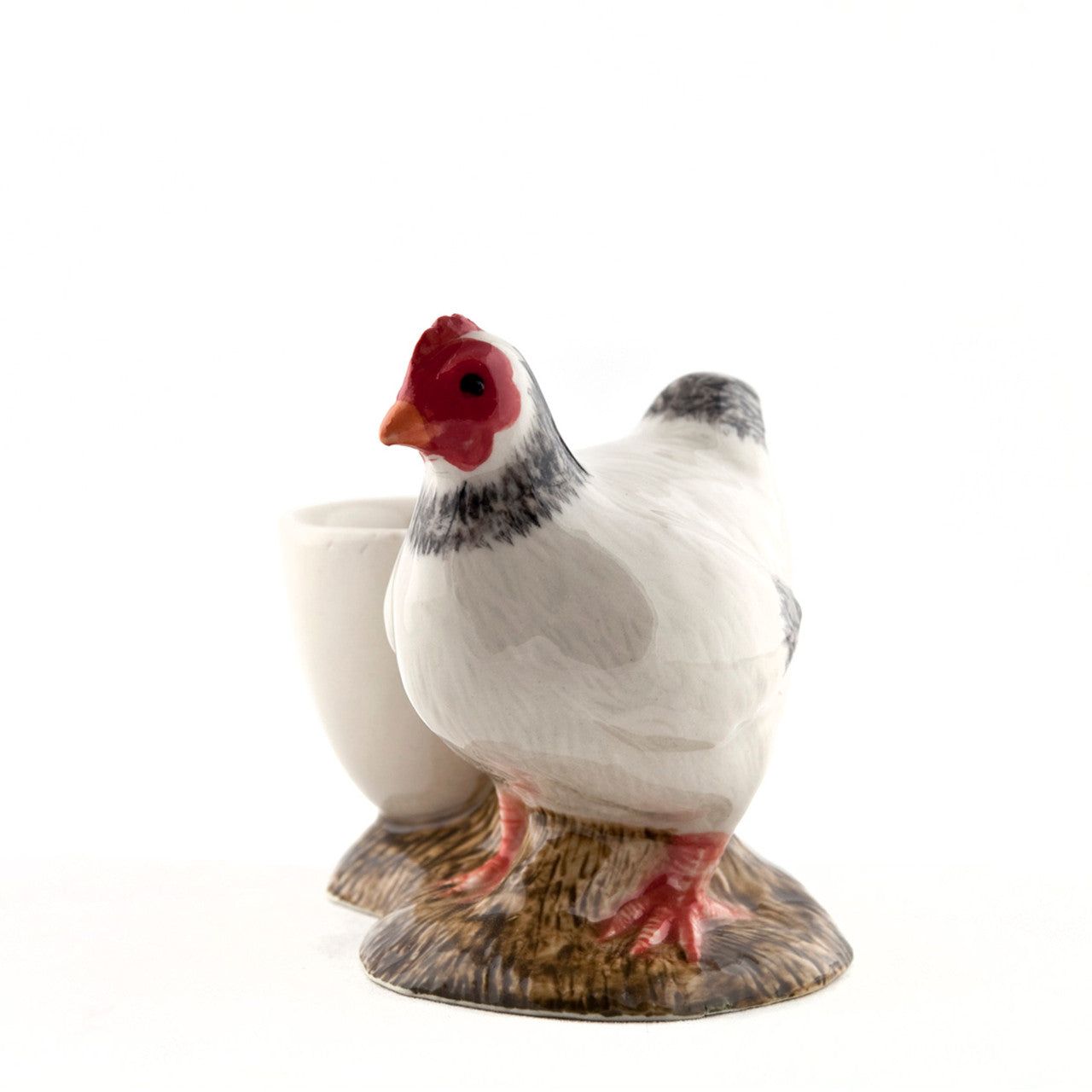 Coquetier poule blanche