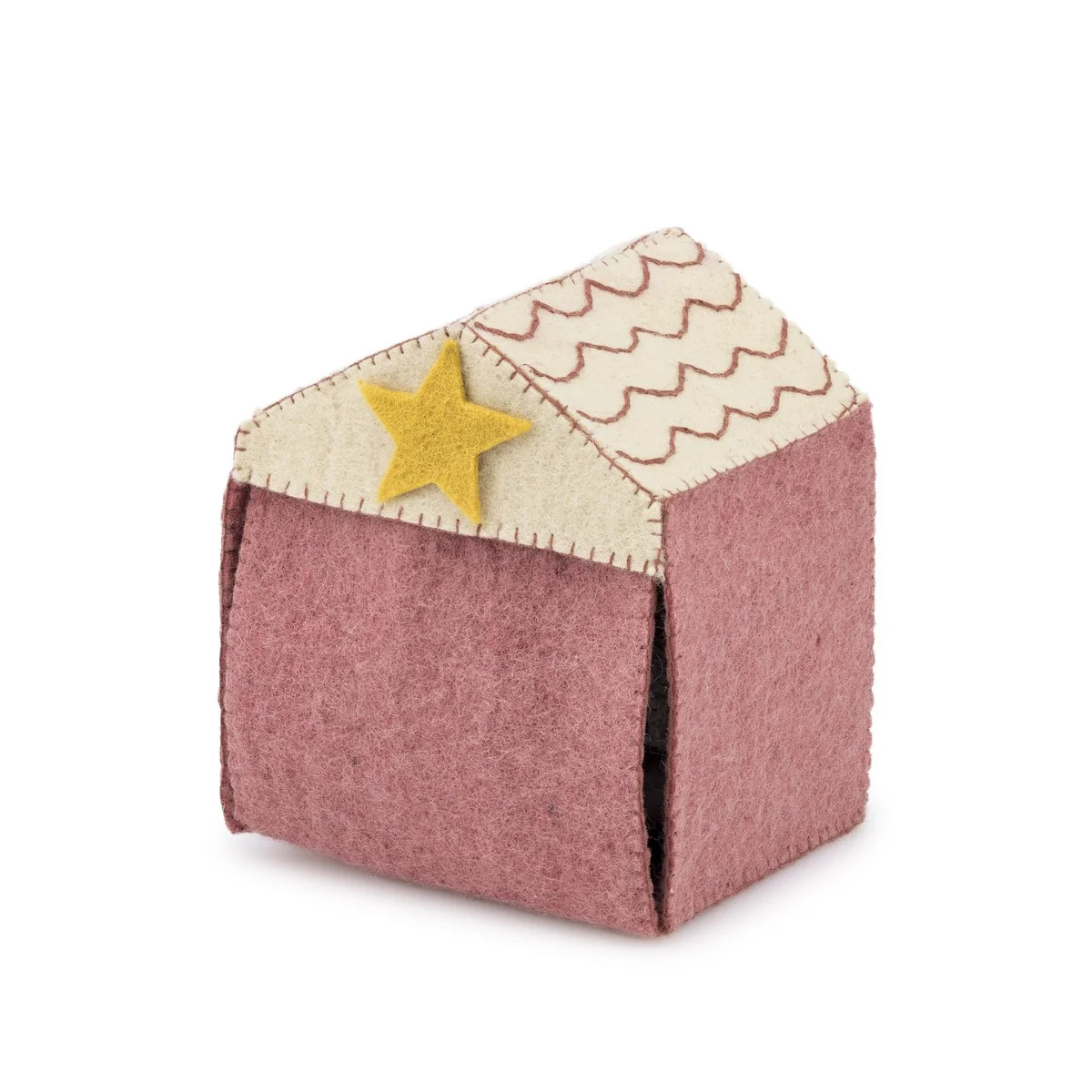 Crêche en laine rose