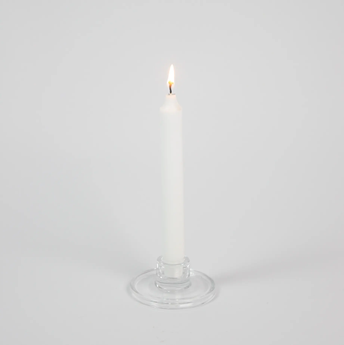 Bougeoir en verre