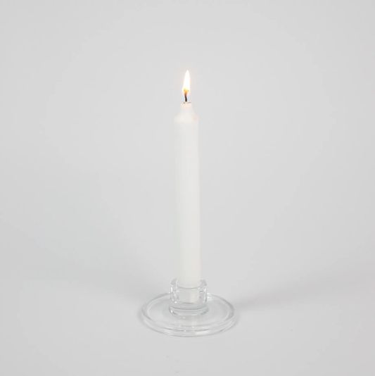 Bougeoir en verre