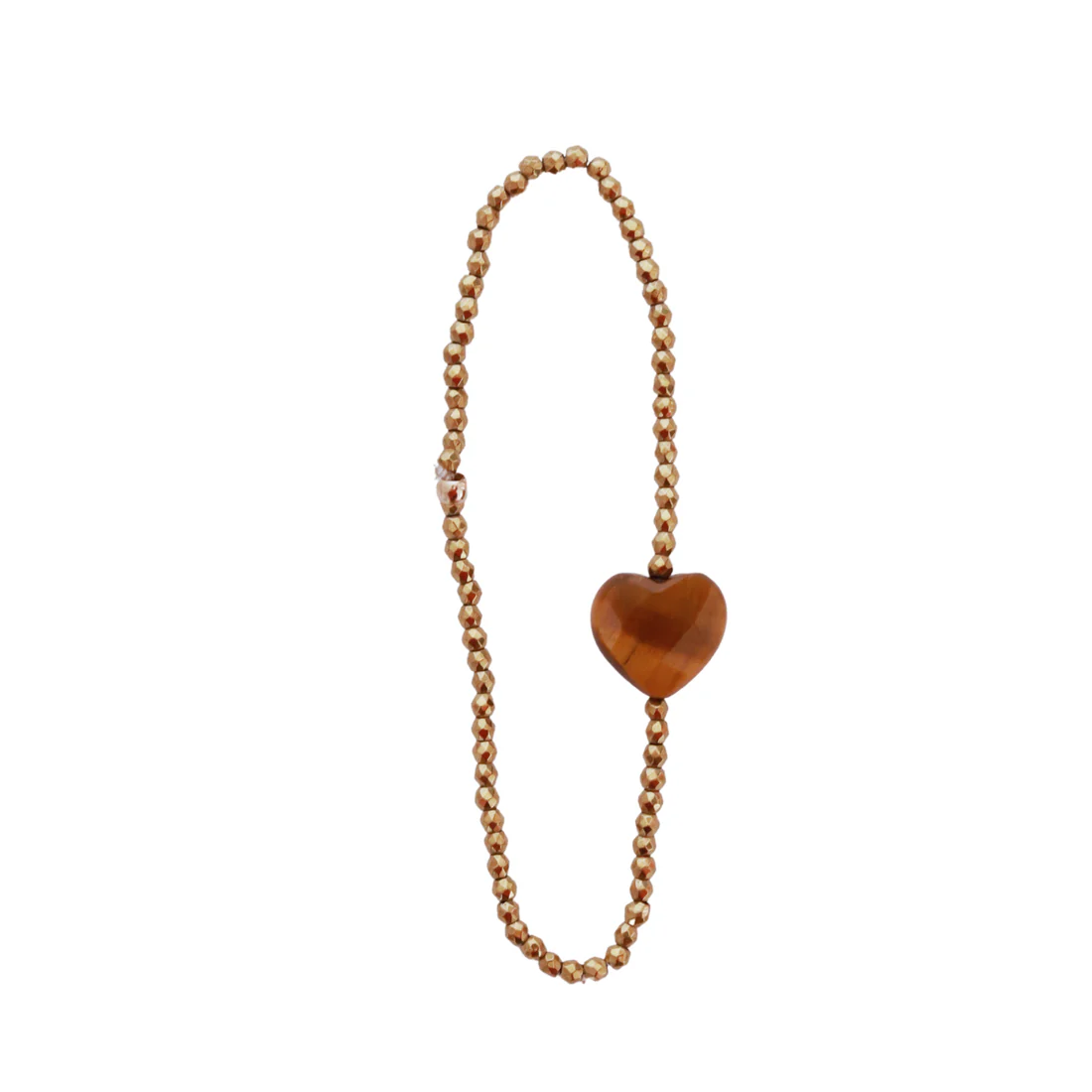 Bracelet coeur oeil de tigre