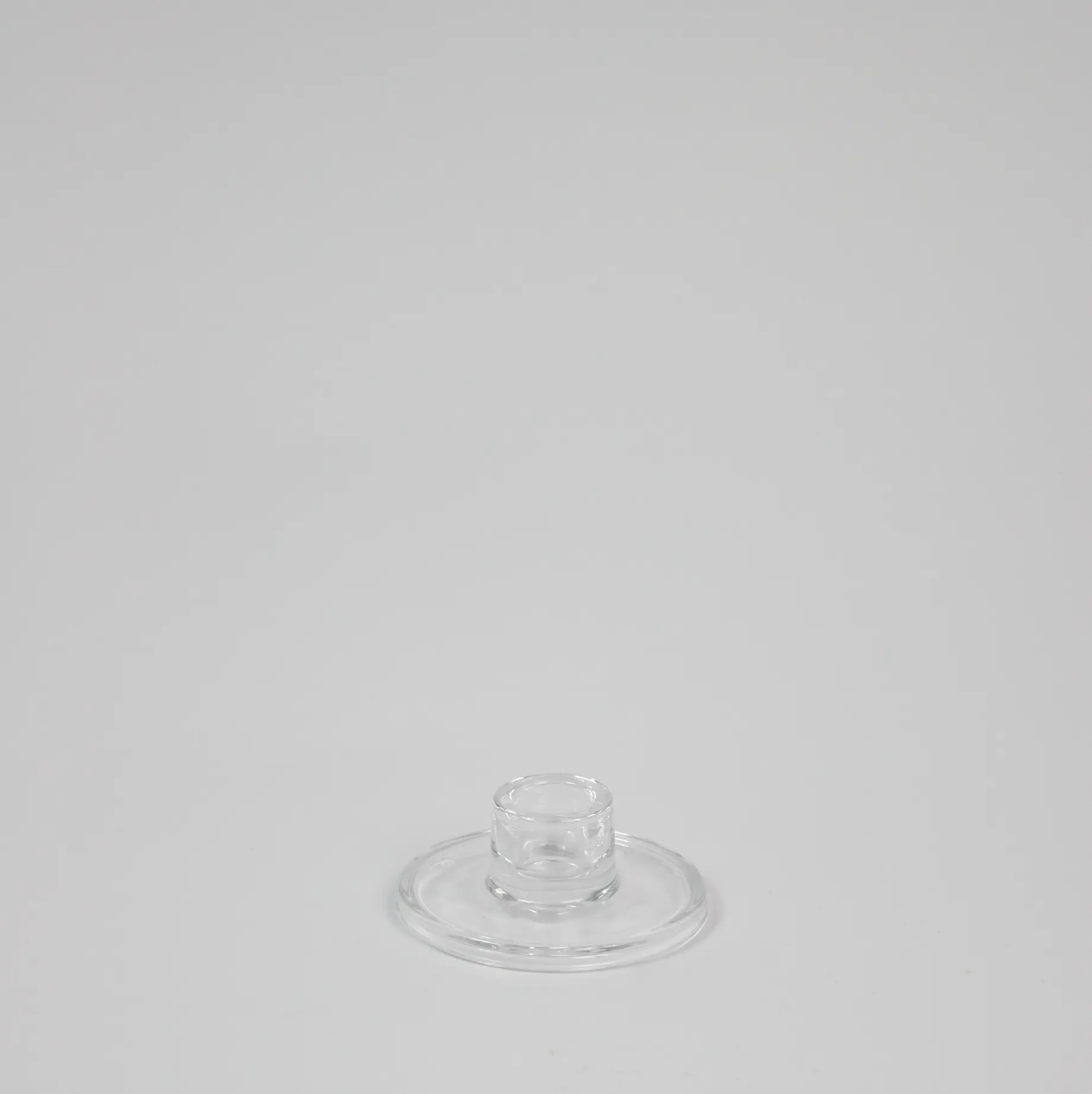 Bougeoir en verre