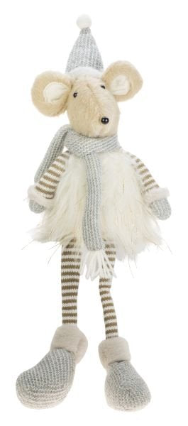 Peluche souris assise 31 cm