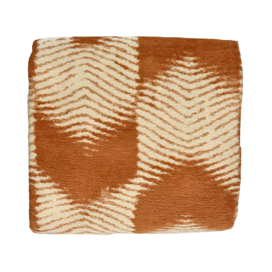 Plaid cocon rouille