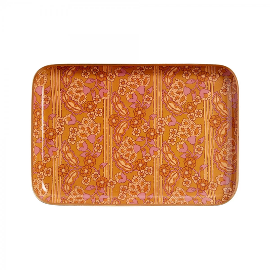 Plateau fleurs cannelle M