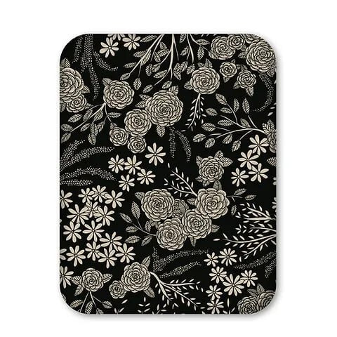 Plateau fleuri noir