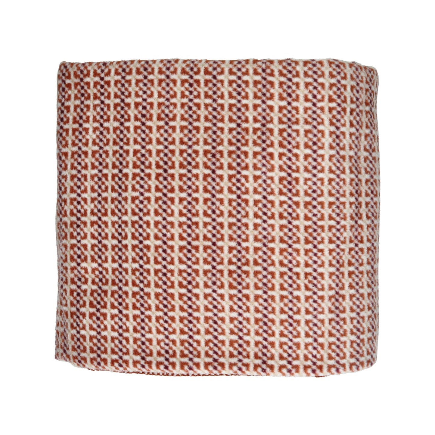 Plaid cocon carreaux