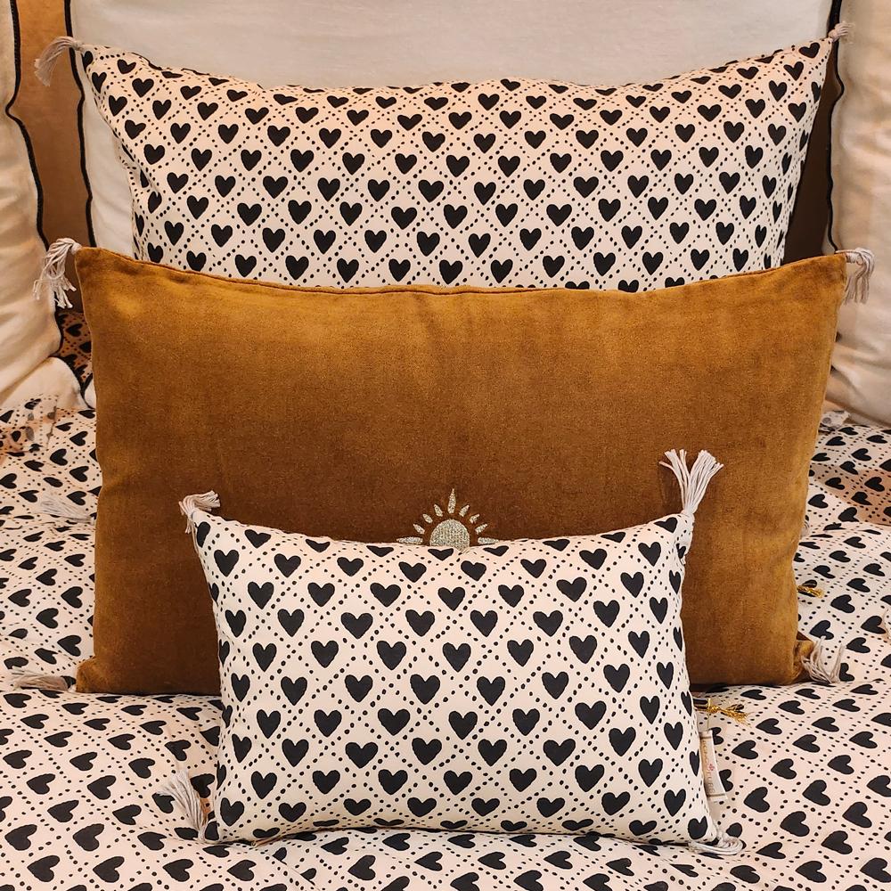 Coussin coeur 40 x 60 cm