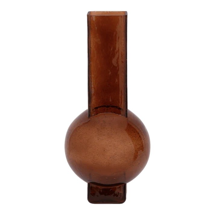 Vase tube verre recyclé