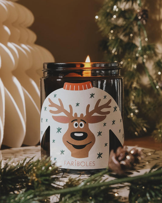Bougie pull de noël