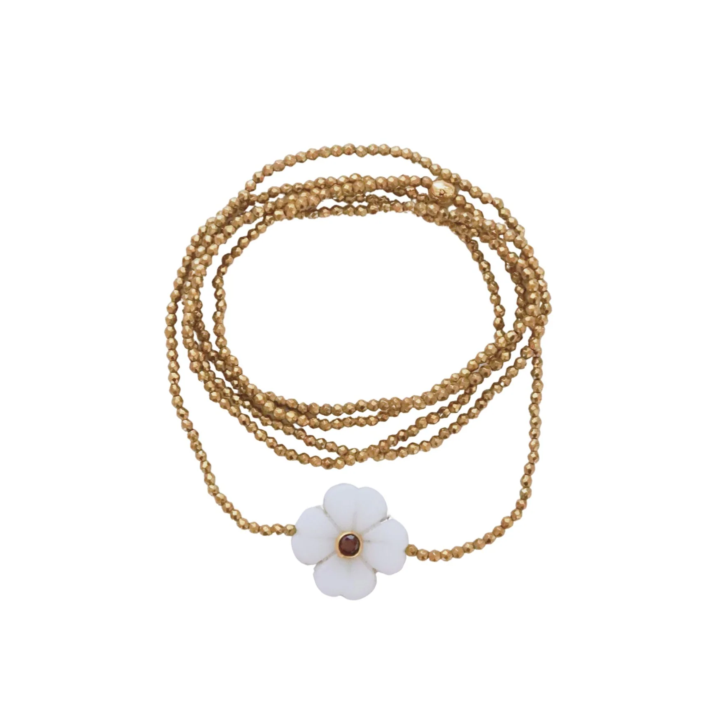 Sautoir Fleur Nacre