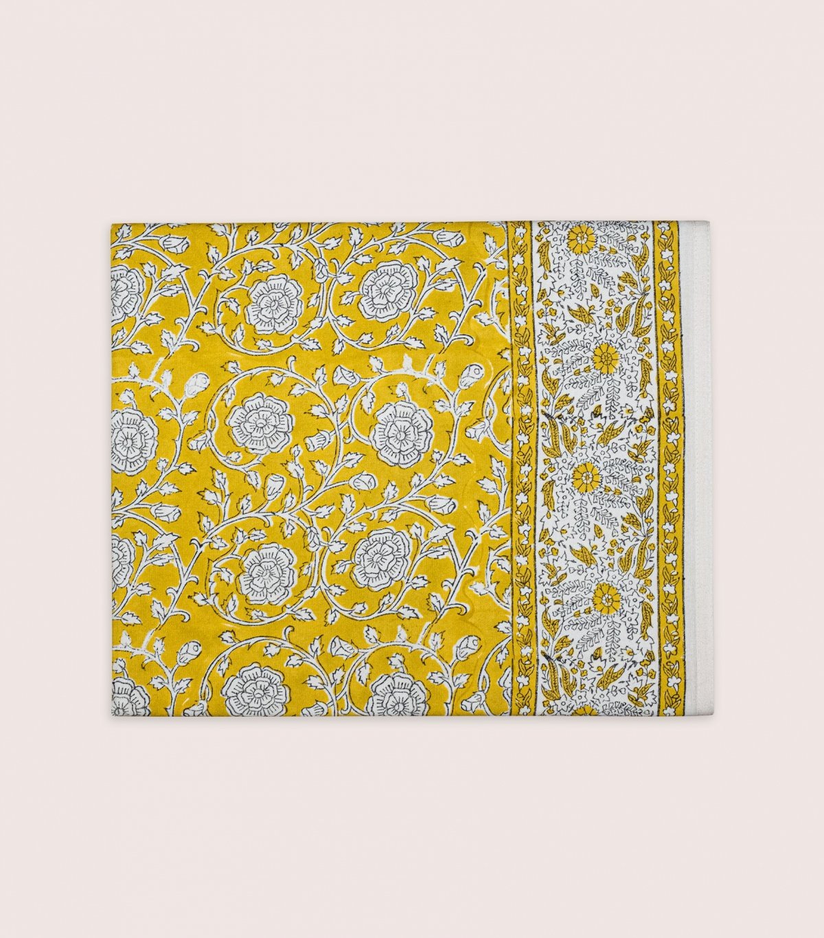 Nappe à motifs jaune / plusieurs tailles