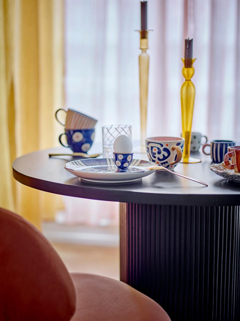 Set de 3 coquetiers peints à la main
