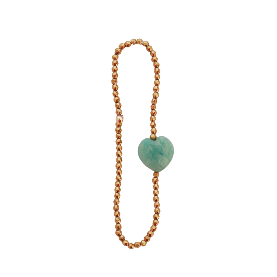 Bracelet coeur amazonite