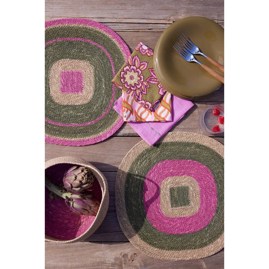 Set de Table kaki rose