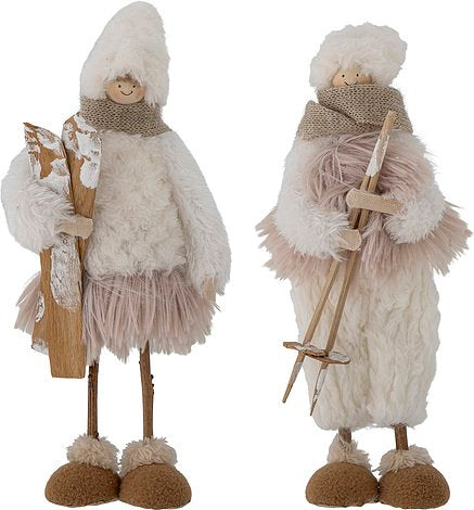 Couple skieurs