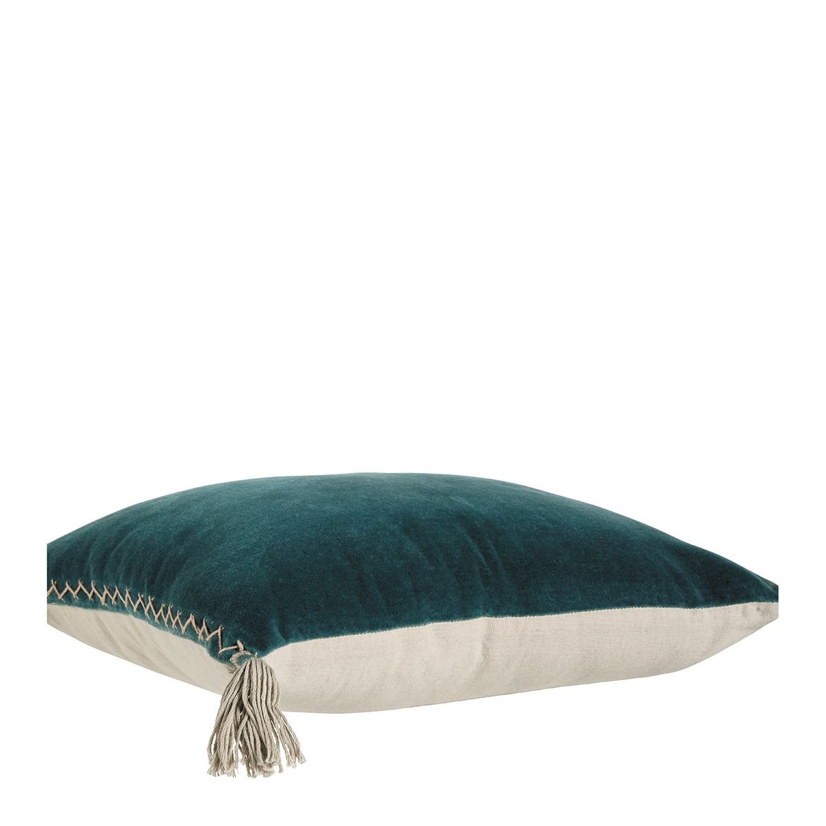Coussin velours bleu - plusieurs tailles