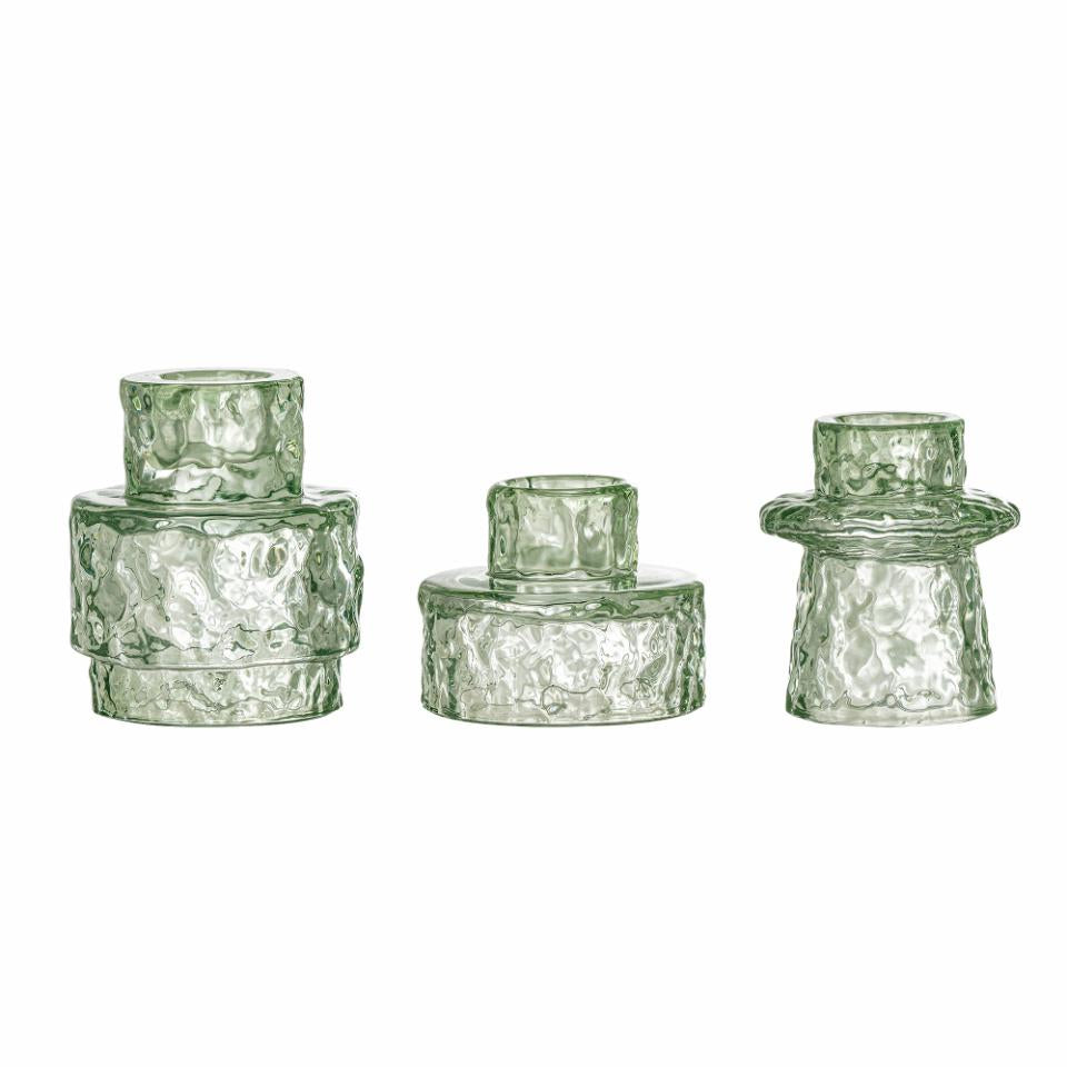 Set de 3 bougeoirs