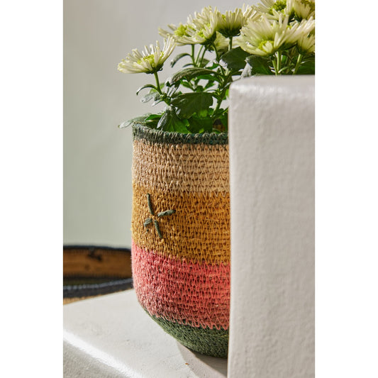 Panier / cache pot L corail