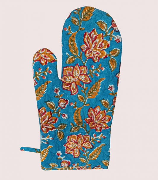 Gant de cuisine à fleurs 8