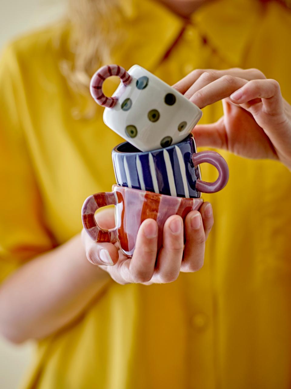 Tasse à rayure