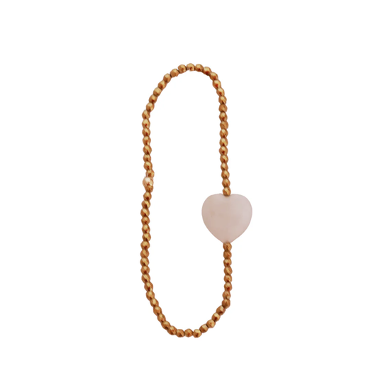 Bracelet coeur pierre de lune