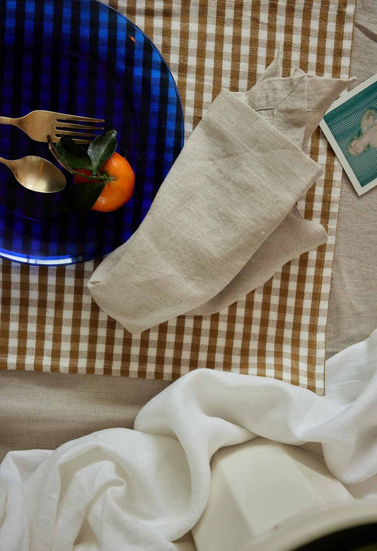 Set de Table vichy curry