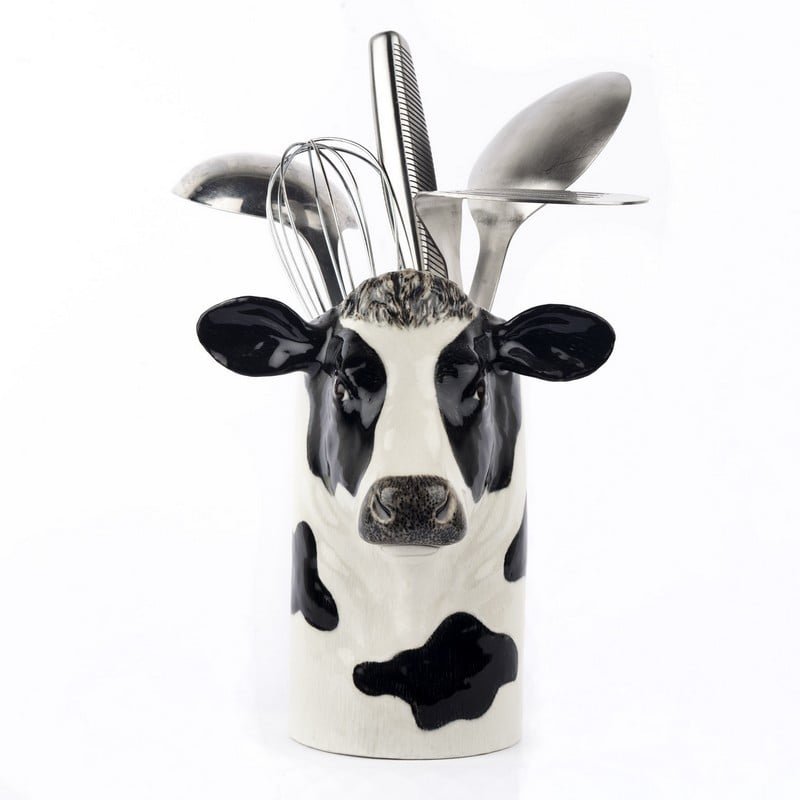 Pot à ustensiles vache