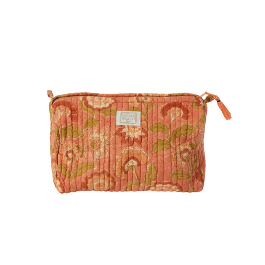 Trousse à fleurs terracotta