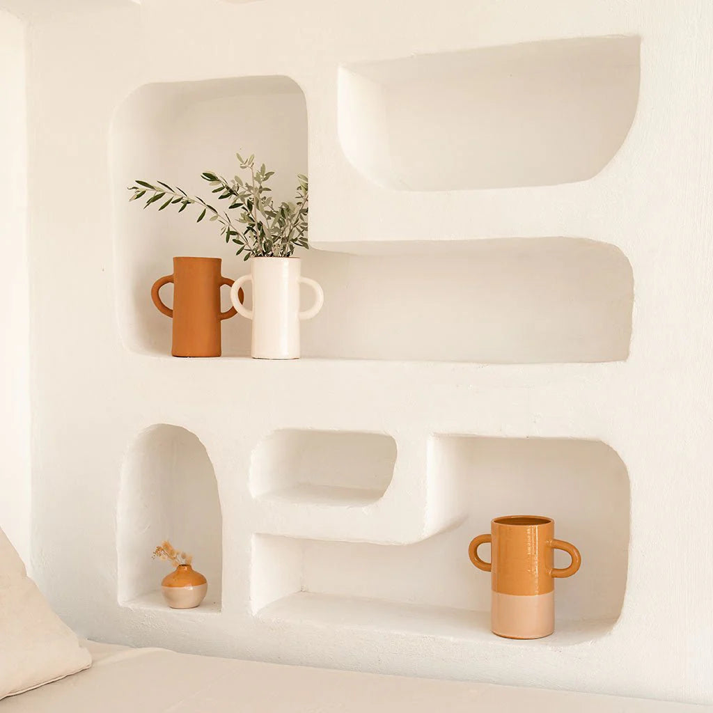 Vase anse blanc